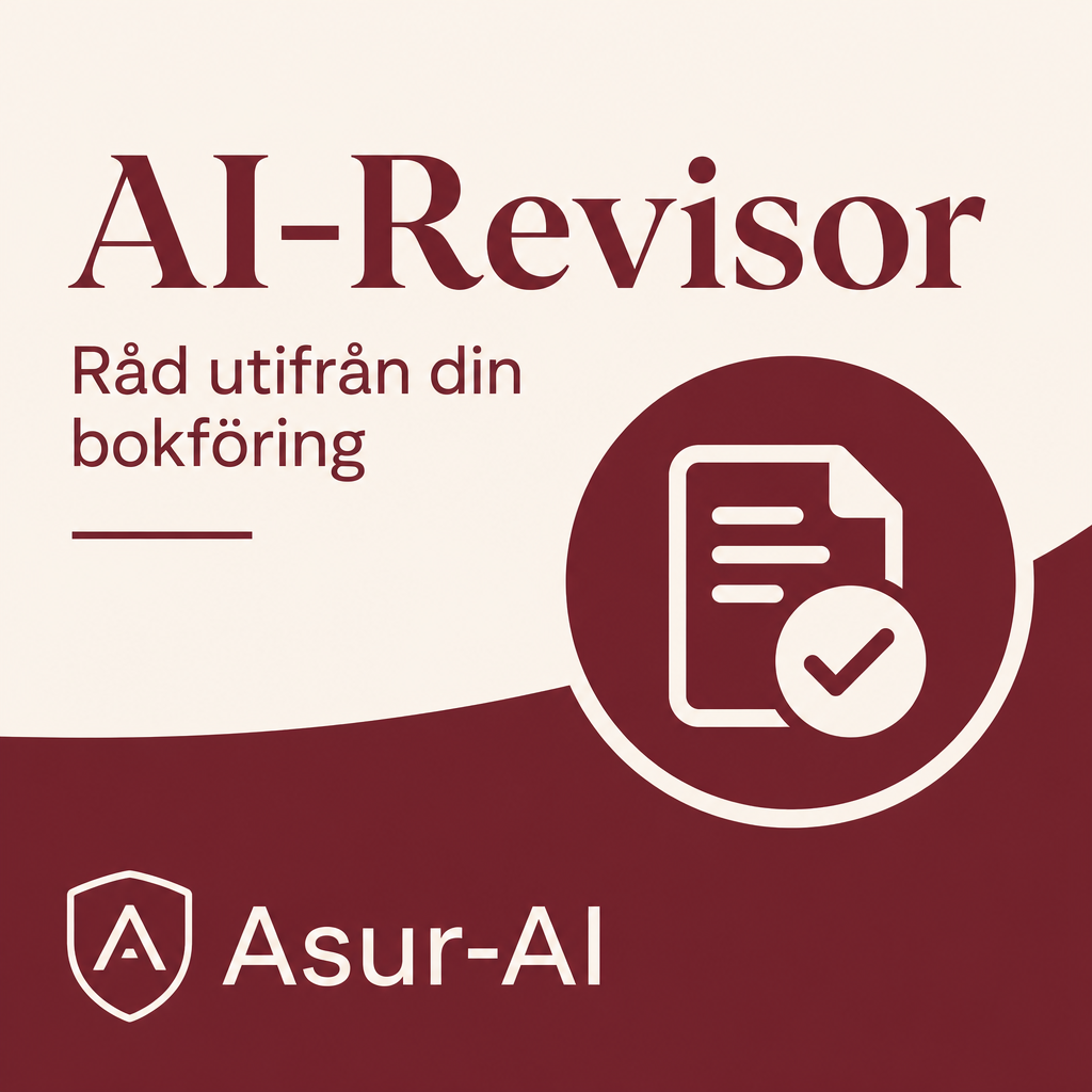 Asur-AI AI-Revisor – råd utifrån din bokföring